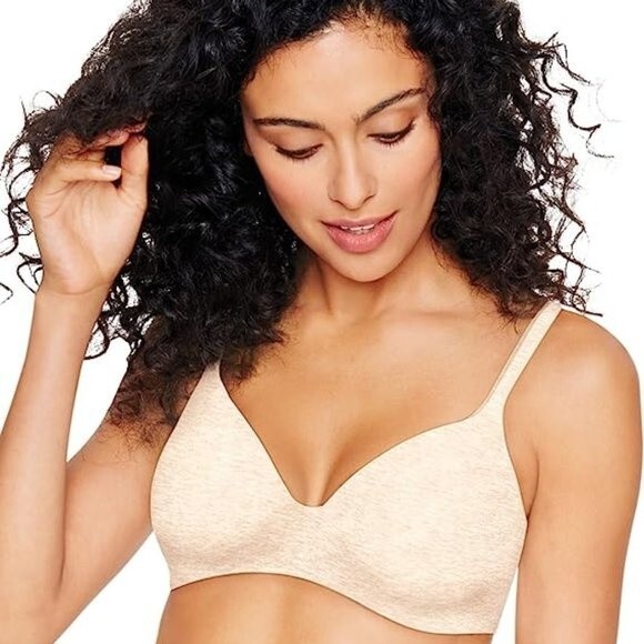 Hanes Ultimate T-Shirt Soft Wirefree Convertible Bra Size 38C - Picture 2 of 7